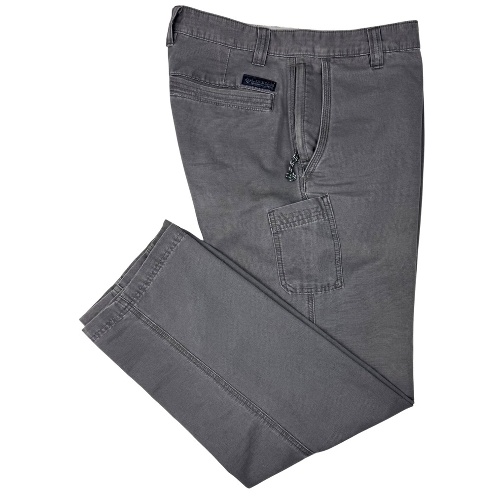 Columbia Men's Gray Pants Carpenter Baggy Fit 32x32 Y2K 2000 Oversized